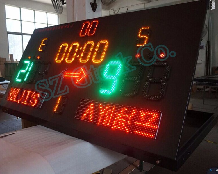 customized 7 segment digital score led display board