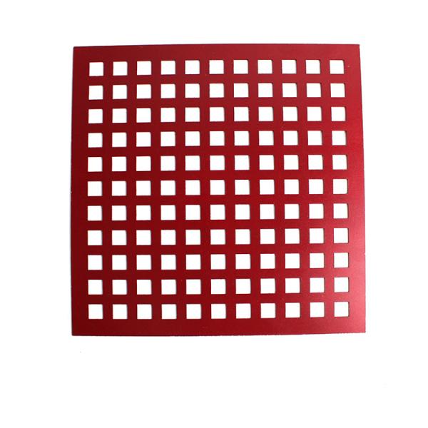 Steel Slotted Hole Perforated Aluminum Sheet , Perforated Aluminium Mesh