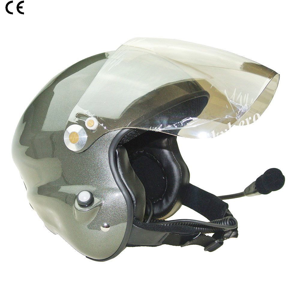 Powered paraglider helmet PPG helmet white Paramotor helmet 820g+/-50g EN966 certificated blue red black grey