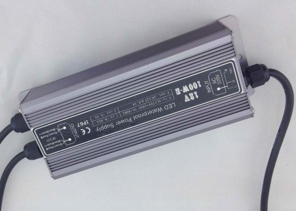 Quality DC24V 100 W 8.3A Waterproof LED Power Supply With Ground Wire IP67 for sale