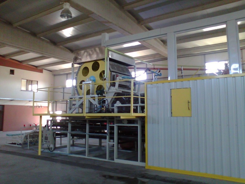 Eco Friendly Food Container Box Making Machine , Paper Lunch Box Machine 150kw