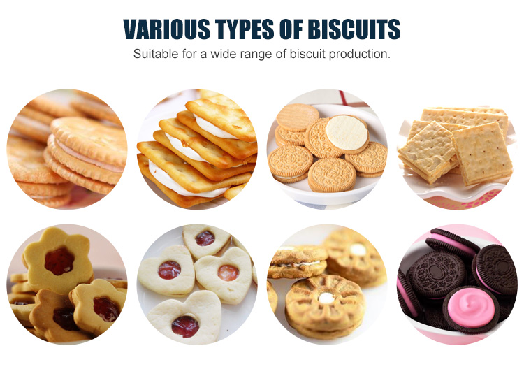 3000pcs Per Min Six Lane Cream Jam Filling Biscuit Sandwiching Machine Industrial Use