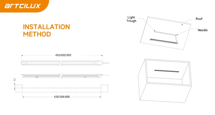 LED Cabinet Strip Hand Shaking/PIR Sensor Aluminum Profile A2200/A2210/A2270