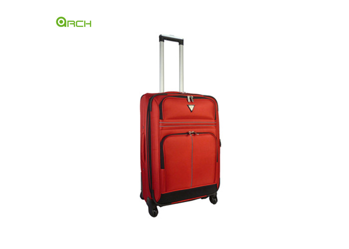 1680D Imitation Nylon Trolley Case Spinner Luggage Bag