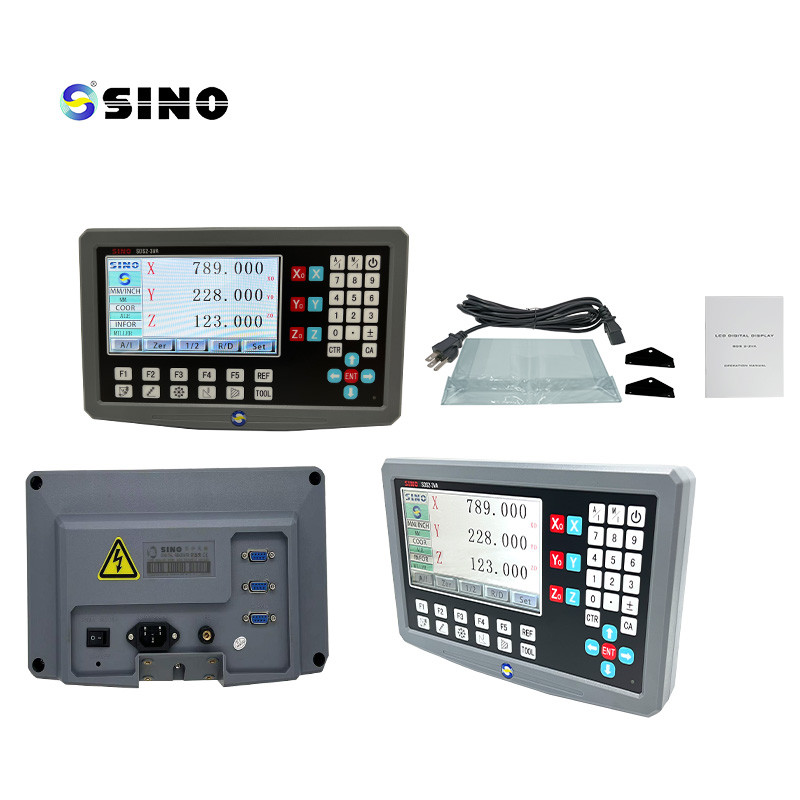 LCD 3 Axis Digital Readout System For Grinders Ruler Linear Scale Encoder