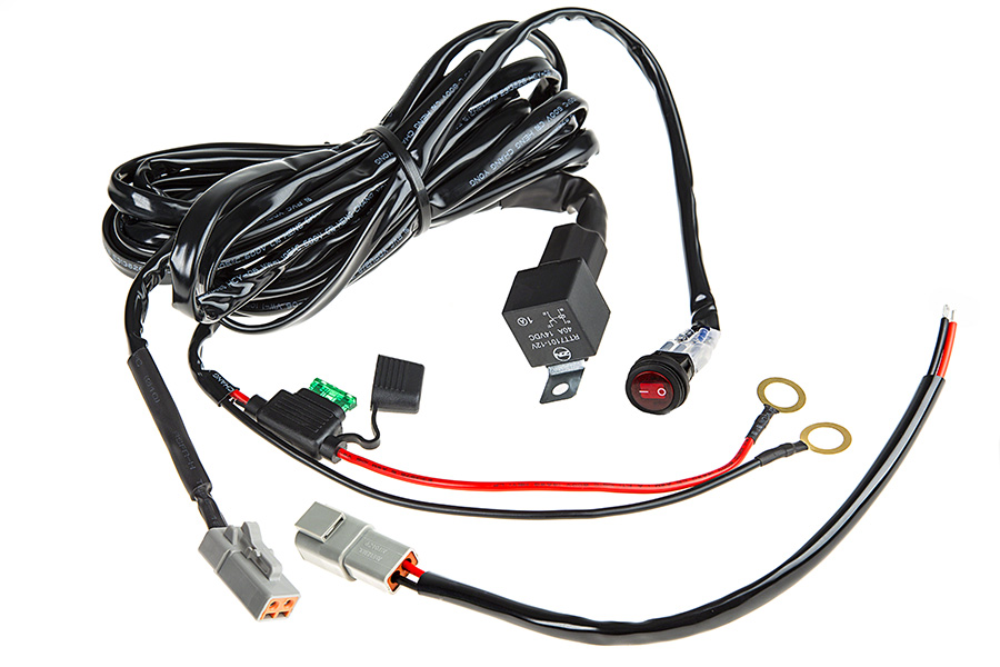 Custom Wire Harness for Dual Electric Cooling Fan PVC Tube Fan Cooling Cable Assembly