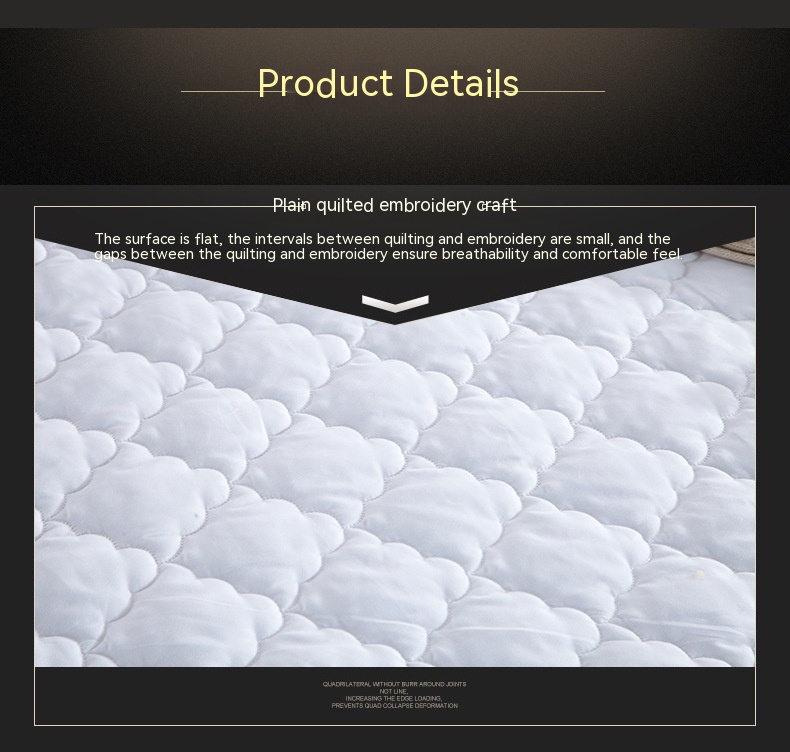Quantity 3 pcs Custom Design Protector Mattress Thick Soft Cotton Pad For Bed Cover Set