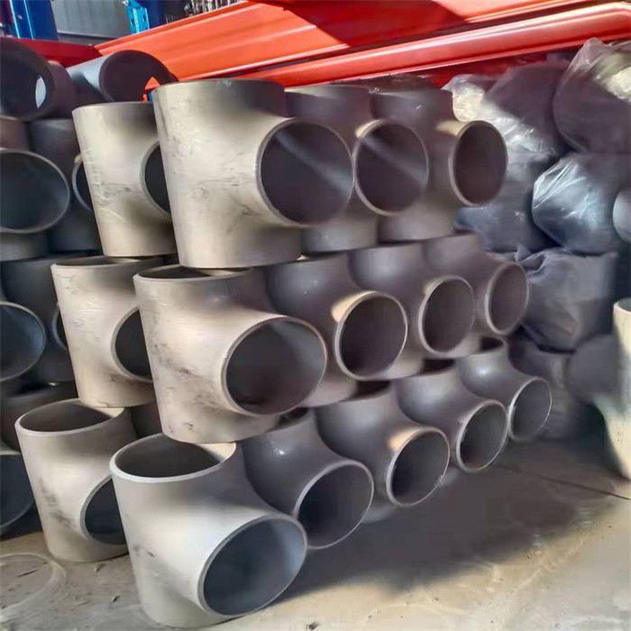 ASTM A234 Stainless Steel Tee Sch40 Sch80 50mm 100mm 1000mm Sandblasting