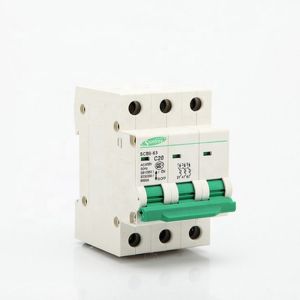 3 Pole 40A Electrical SCB8-63 MCB Circuit Breakers