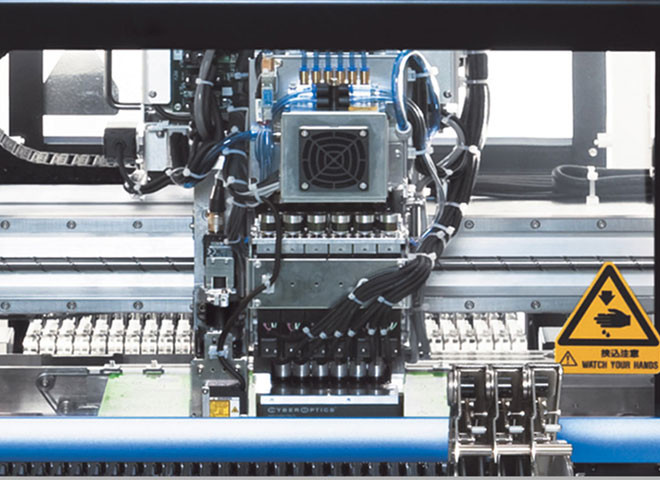6 nozzles PWB 23500CPH SMT Chip Mounter Juki Ke-3010