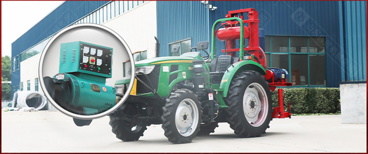 JZF-C Tractor Mounted Water Well Drilling Machine Forward And Reverse Cycle Rig