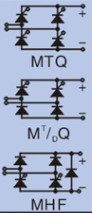 MTQ60A 66mm Fixing Thyristor Controlled Rectifier