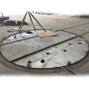 Carrying Large Equipment Custom Remote Control Rail Turntable and Electric
