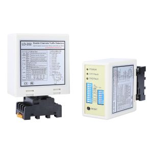  Low Voltage 12-24 VADC Dual Channel Loop Detector For Gate Access Automatic Gate Opener Manufactures