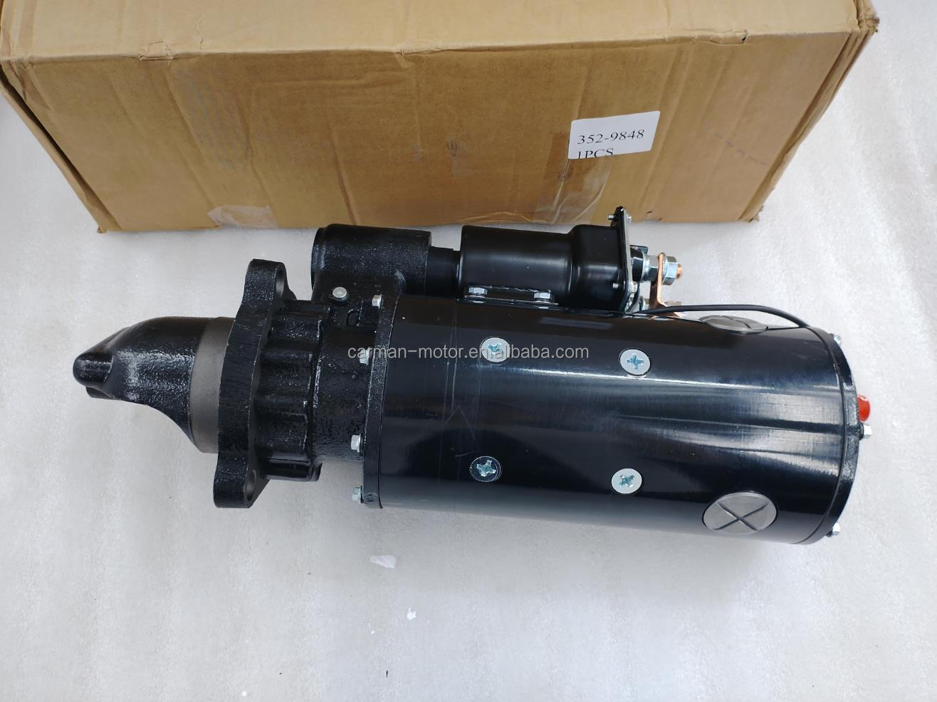 ISO9001 2008 Certified Durable Engine Starter for Caterpillar Cummins Jichai 24V 7.5KW 11 Teeth 50MT Direct Drive
