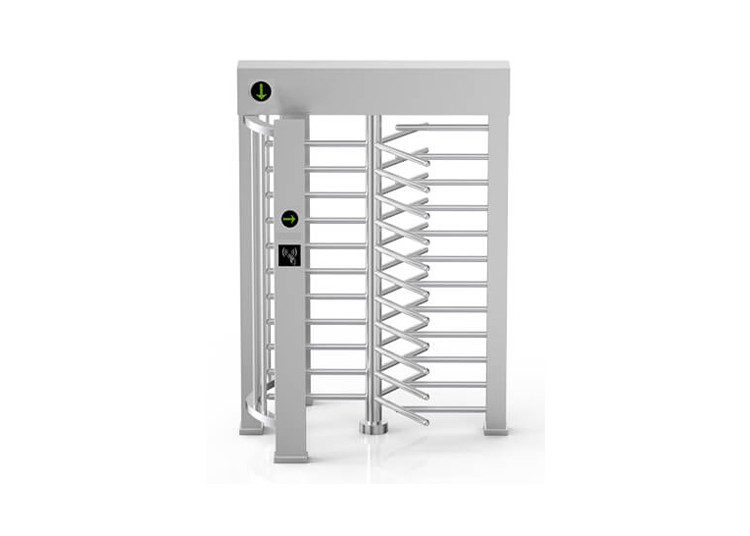 Stainless Steel 30 Person Per Minute Passing Rate 600 Mm Width Channel Full Height Turnstiles