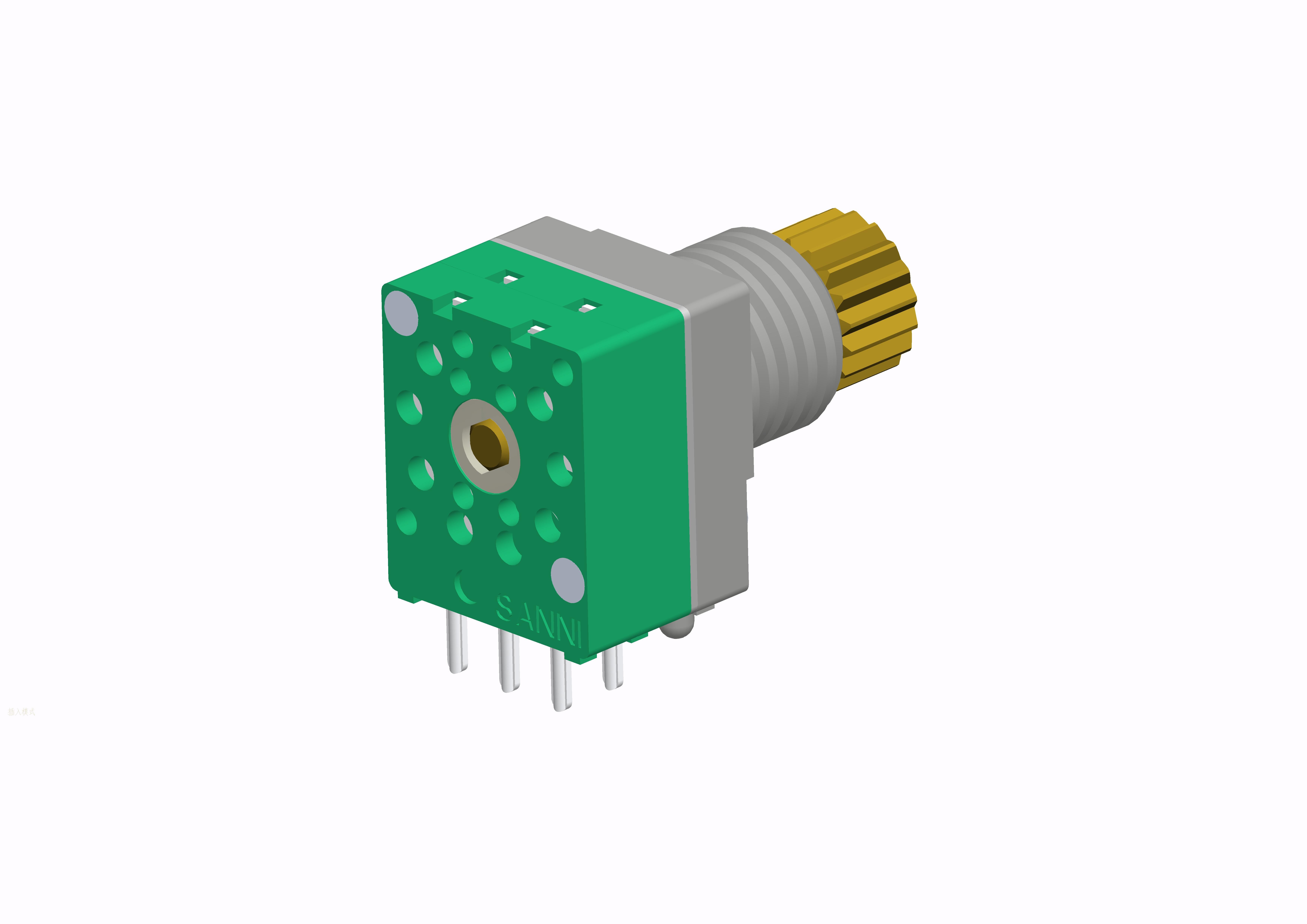 Shaft Sealed 16 Bit Rotary Encoder Dual Unit For Walkie Talkie Interphone