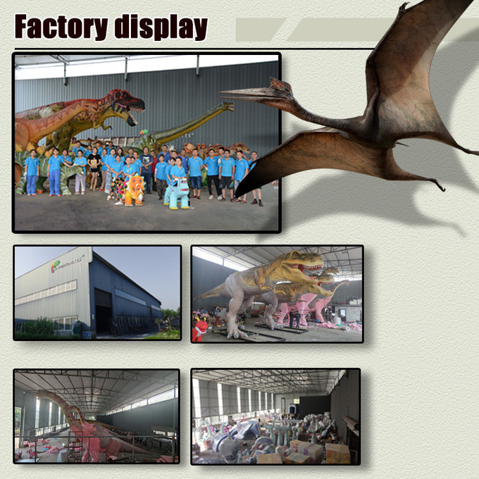 220v Customize Robotic Real Looking Dragon Realistic Movement 1 Year