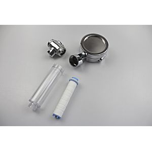 Regulating flow 3 function PP filter saving water instant hot water shower head