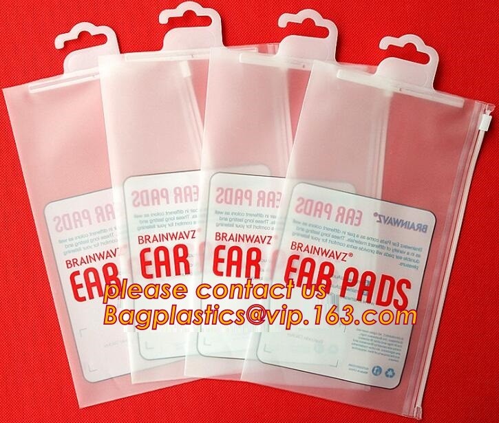 hanger bag with zip lock on the top,Frosted Zip lockk bag EVA PVC hanger bag for clothes, EVA frost drawstring bag, Froste