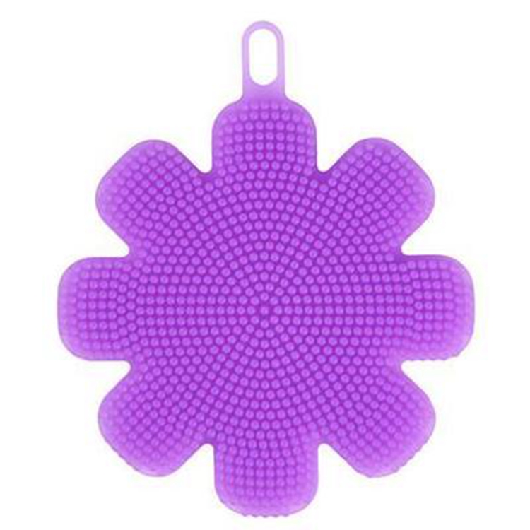 Food Grade Soft KitchenSilicone Dish Sponge Cleaning Sponges Washing Brush
