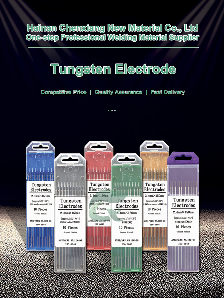 Golden Yellow WL15 Lanthanum Tungsten Electrode 2.4mm