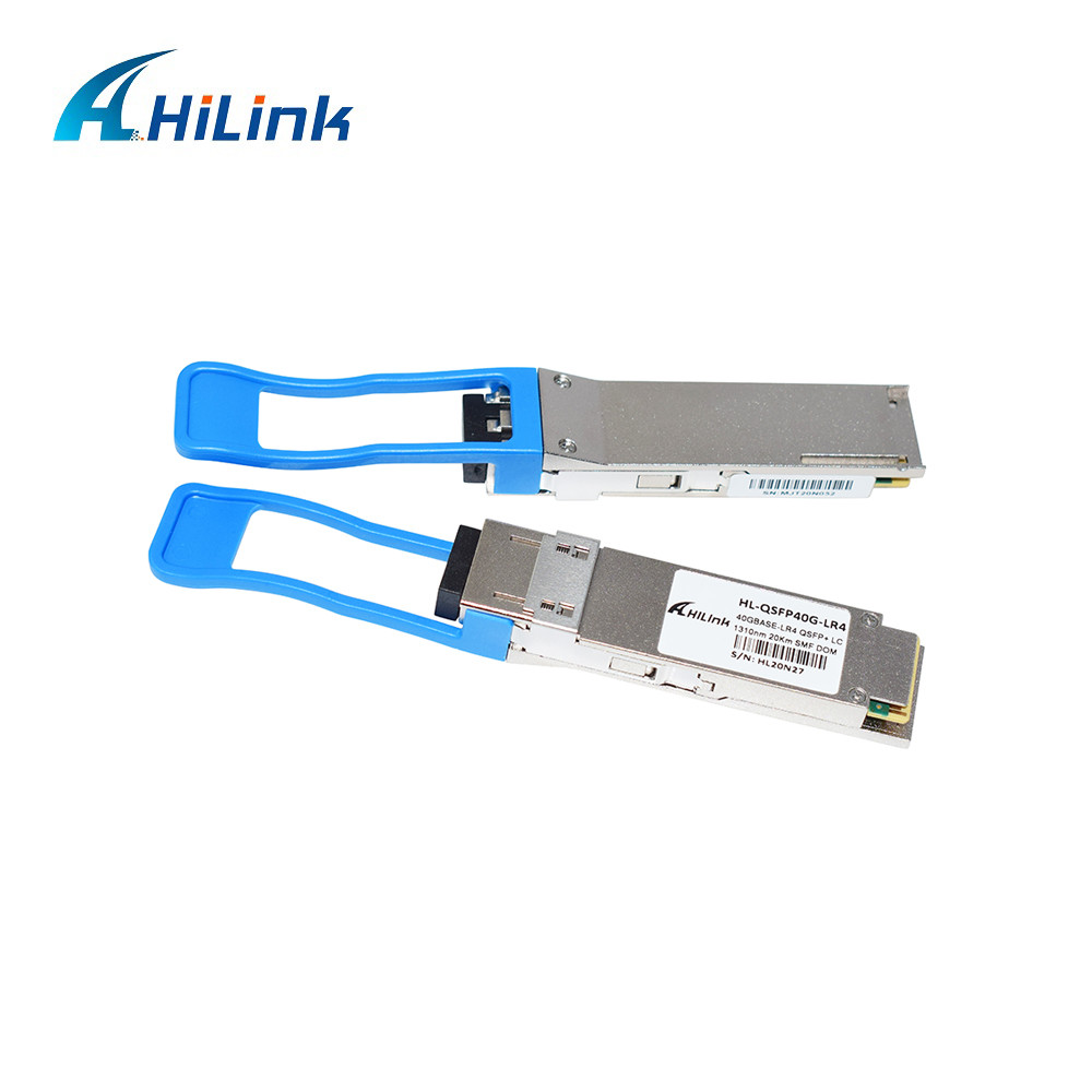 SM Fiber Optic QSFP+ Transceiver Cisco Compatible QSFP-40G-LR4-20KM Dual LC 1310nm