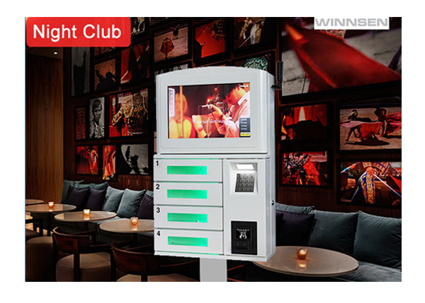 Quick Charge Wifi Fingerprint Cell Phone Charging Stations Lockers Kiosks with PIN code
