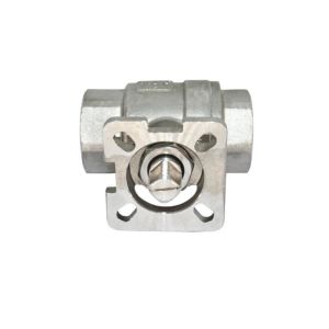 High Platform CF8 CF8m 1 Inch 2PC Ball Valve with Mountain Pad ISO 9001 Standard