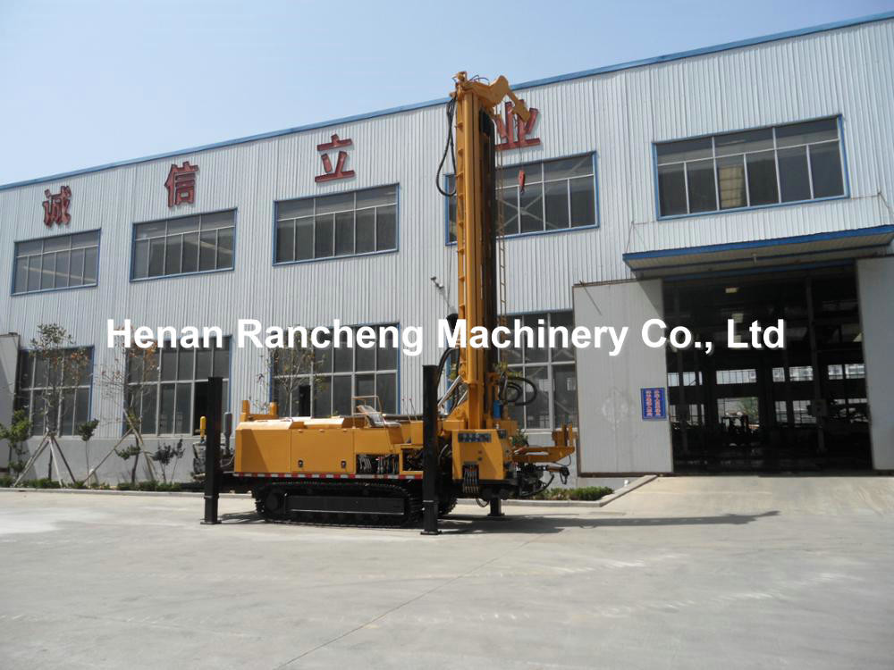 800m Geotechnical Hydraulic Crawler Drilling Machine For Geothermal Air Conditioning