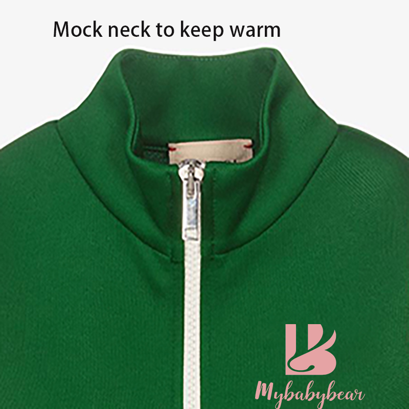 Fashion Organic Cotton Zipper Jumpsuit Toddler Onesie Long Sleeve Baby Clothes Baby Romper Zipper