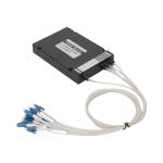 Dual Fiber 4 Channels CWDM Mux Demux 1350 to 1410nm Low PDL Polarization