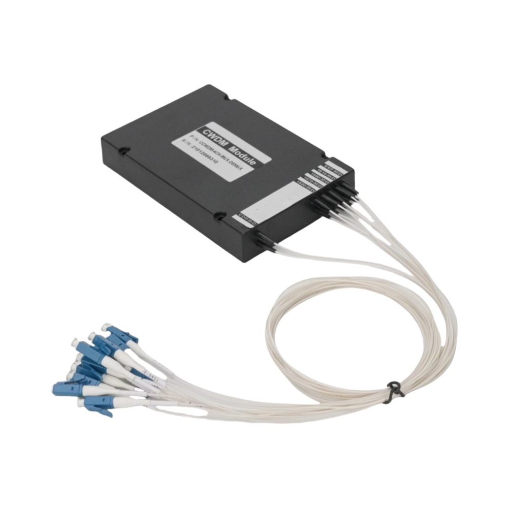  Dual Fiber 4 Channels CWDM Mux Demux 1350 to 1410nm Low PDL Polarization Dependent Loss for Optimal Performance Manufactures