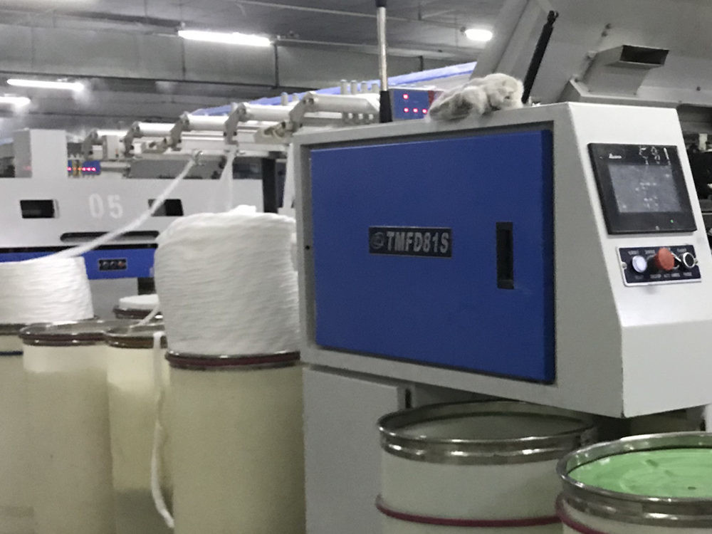 High Quality 40/2 Raw White Plastic Cone Ring 100 Polyester Spun Yarn
