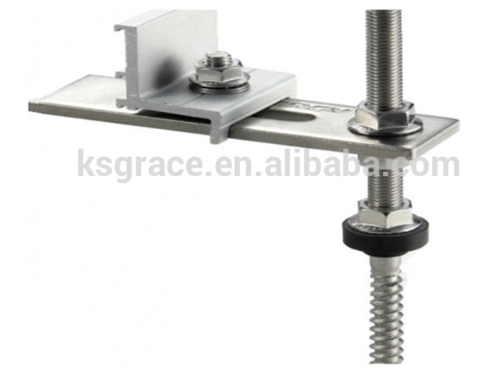 Stainless Steel Solar Panel Mounting Double Thread Screw M10*200mm Dual Thread Screw