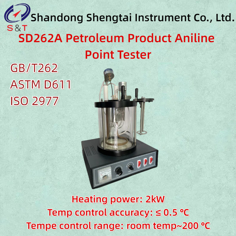 SD262A Petroleum Product Aniline Point Tester ASTM D611 Accuracy ≤0.5℃ Man. Open.