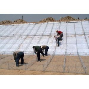 Double Diaphragm Stone Cage Wire Mesh Gabion Baskets Retaining Wall