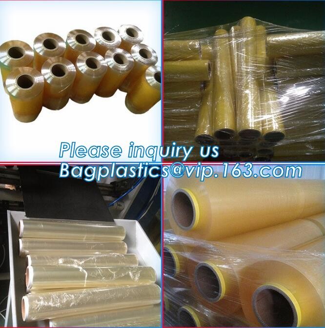 Wrap Packaging Film For Food Wrap, water proof cling film jumbo roll, Silicone Stretch Cling Wrap, best fresh pvc cling