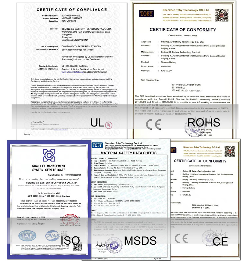 XD Lithium Ion Solar Energy Storage Batteries 12v 8ah For Electric Home Appliances Submarines