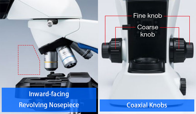 Quadruple Nosepiece A12.0736 Olympus Biological Microscope UIS2 Infintiry Optical System