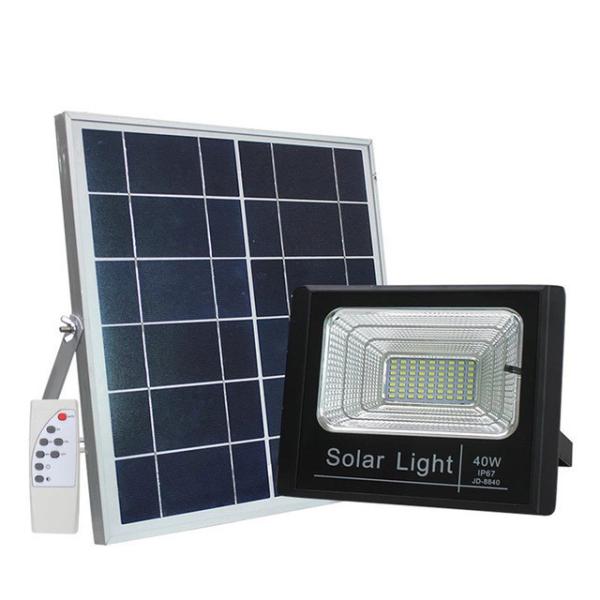 Outdoor 25W 40W 60W LED Solar Flood Light With Timer Security / IP65 Solar Flood