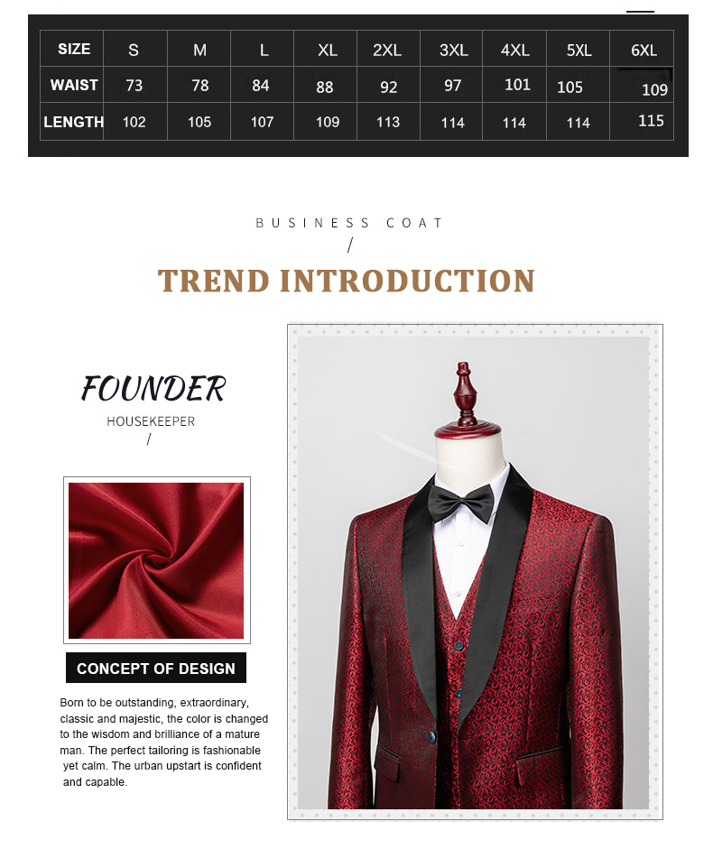 2023 LCBZ Spring Autumn Men's Suits Set with Regular Clothing Length and Zipper Fly