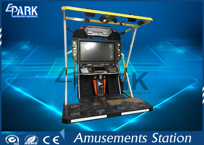 Coin Operated Arcade Machines Video Dancing Game 2 Players For Shopping Mall