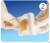 5*10 cm Advanced Hydrocolloid wound dressing with thin border