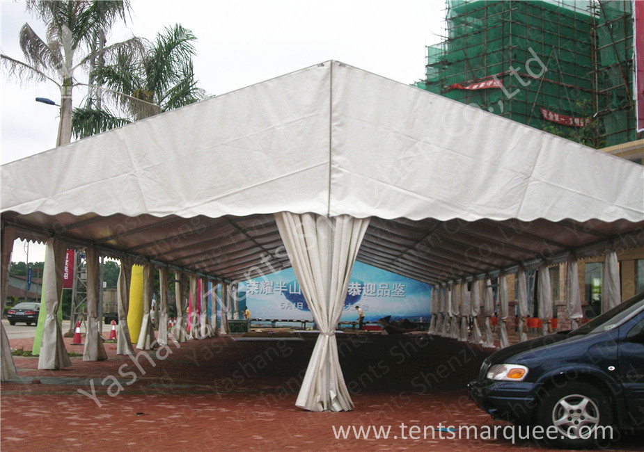 15M Width 850gsm PVC Fabric Cover Ultraviolet proof Outdoor Event Canopy Tent