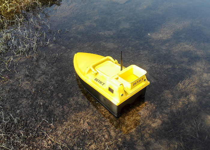 Fishing bait boat DEVC-103 yellow DEVICT DESS autopilot radio control brushless motor for bait boat