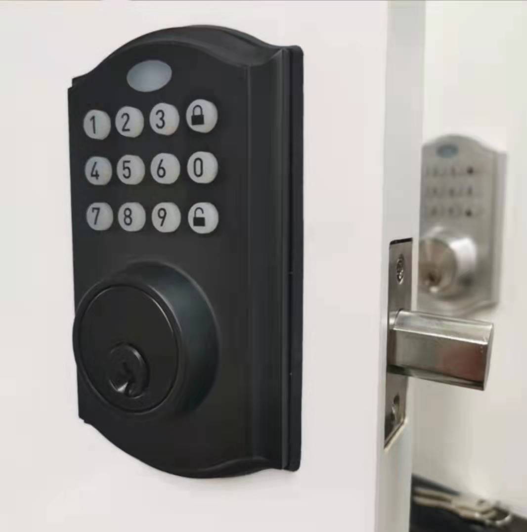 Aluminum Alloy Residential Electronic Lock Fingerprint Smart Lock Tuya App