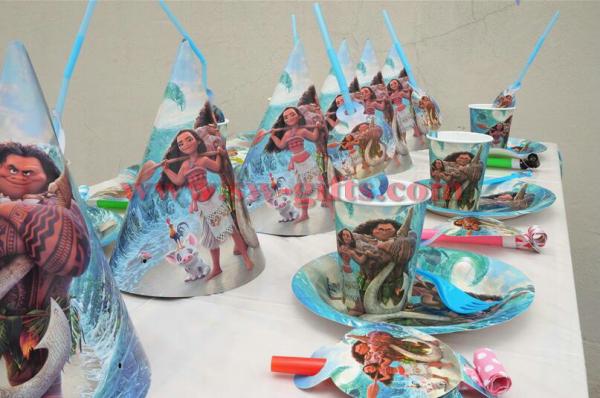 Moana movie Maui Kids Birthday Party Decoration Set Party Supplies Baby Birthday