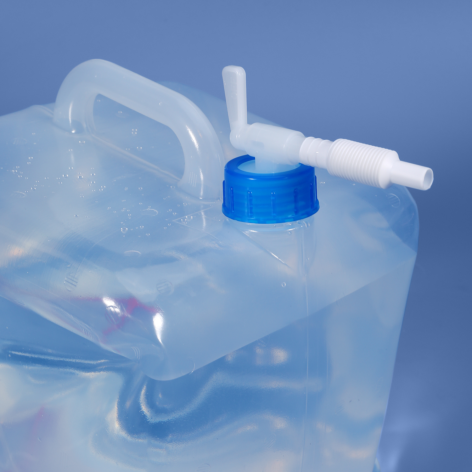 Sample Supplied Semi Collapsible Jerry Can With Telescopic Tube For Water Storage Easy
