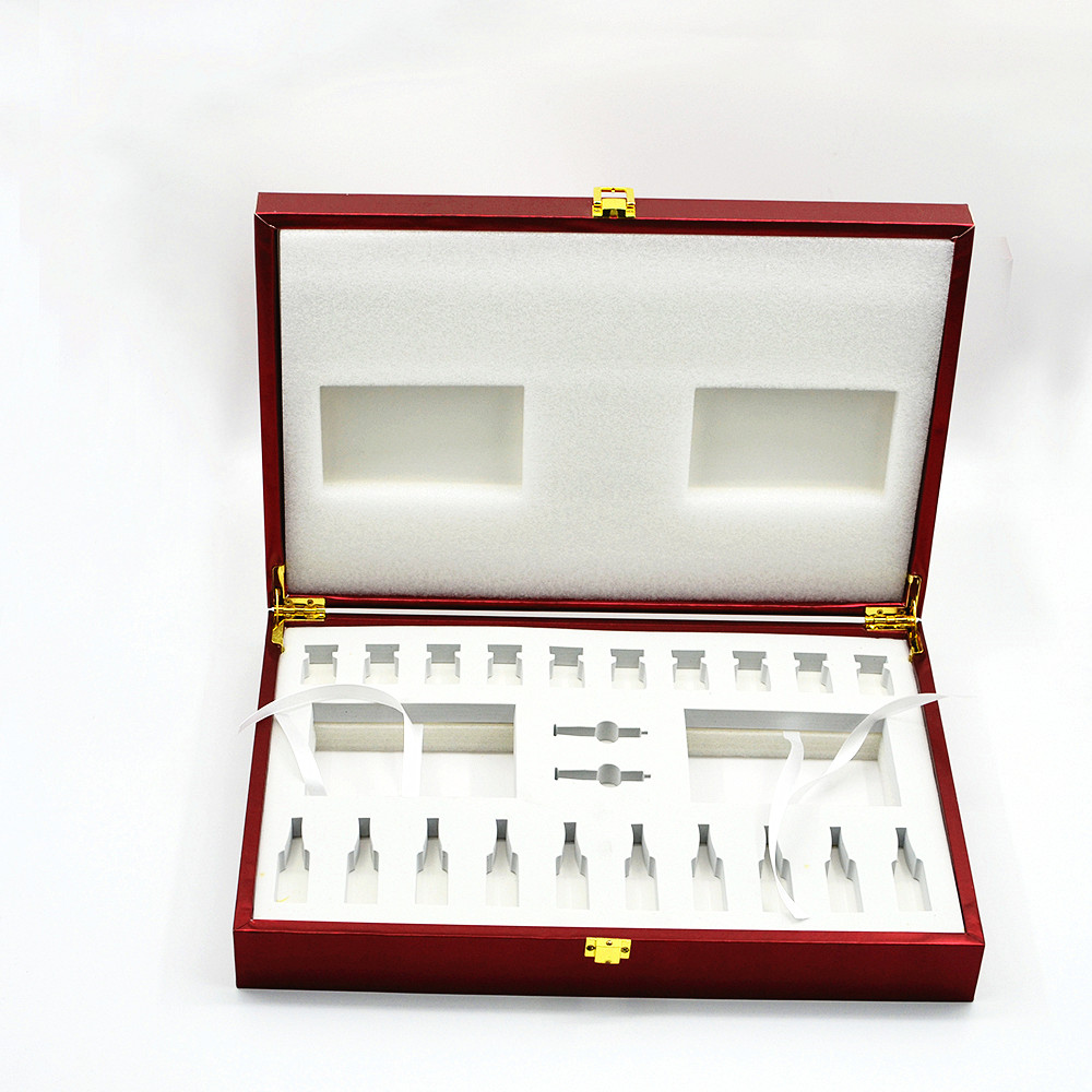 Wooden Luxury Gift Boxes Small Hinged MDF Wrapped PU Leather
